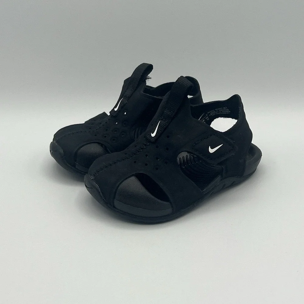 Nike Sunray Protect 2 Slip On Loop Strap Sandals - Baby Toddler Size 4C USED